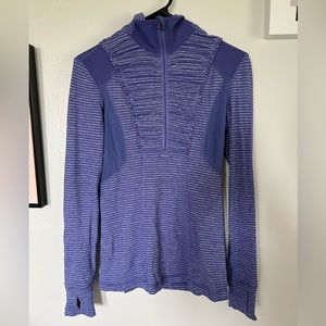 Lululemon Quarter Zip, Plum Color, Size 4, Great Condition
